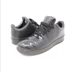 nike air force 1 black croc